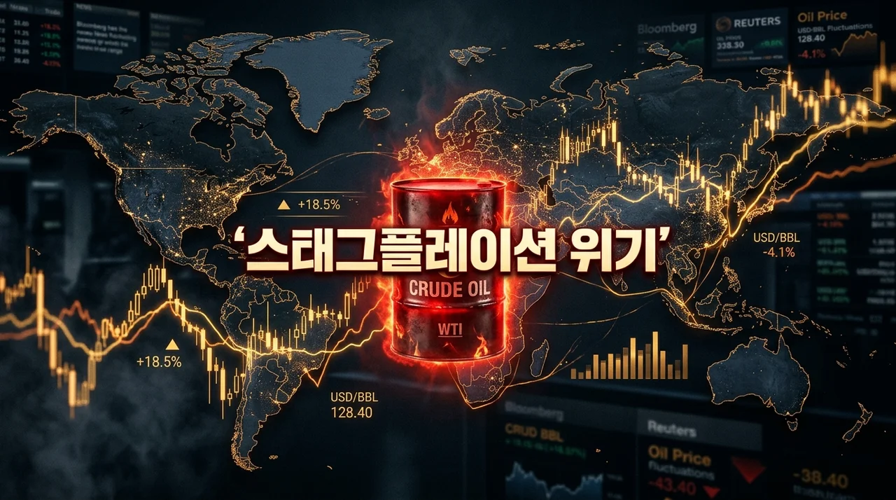 브렌트유 112달러 돌파: 글로벌 공급망 붕괴와 스태그플레이션 위기 분석