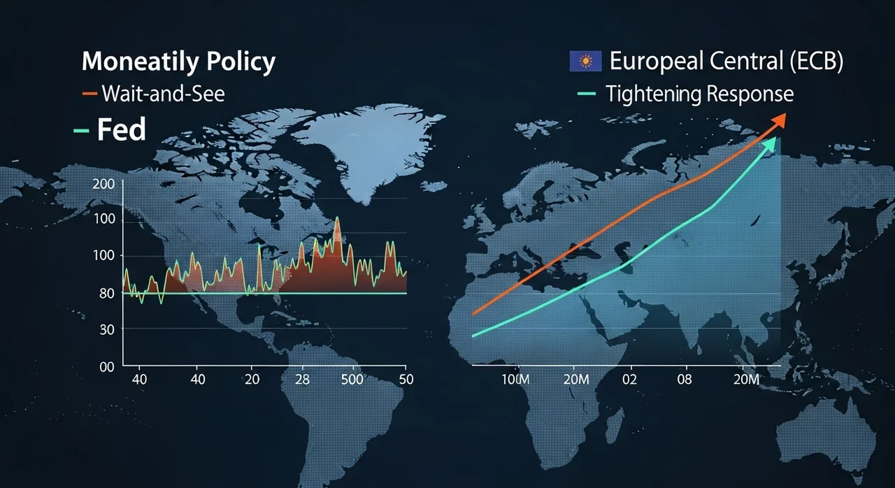 글로벌 통화정책의 분기점: 연준의 관망과 ECB의 긴축 대응